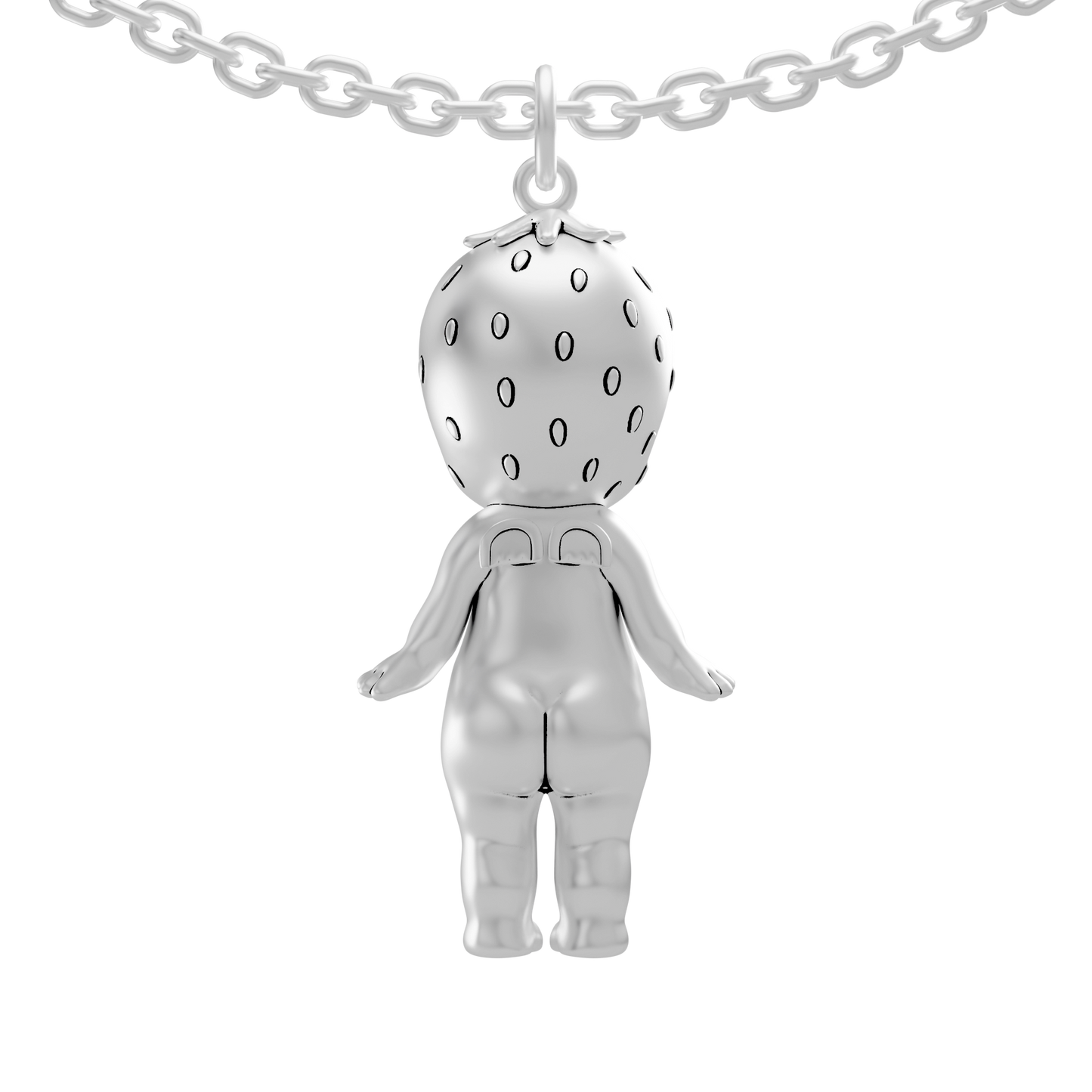 Strawberry angel pendant *Silver*