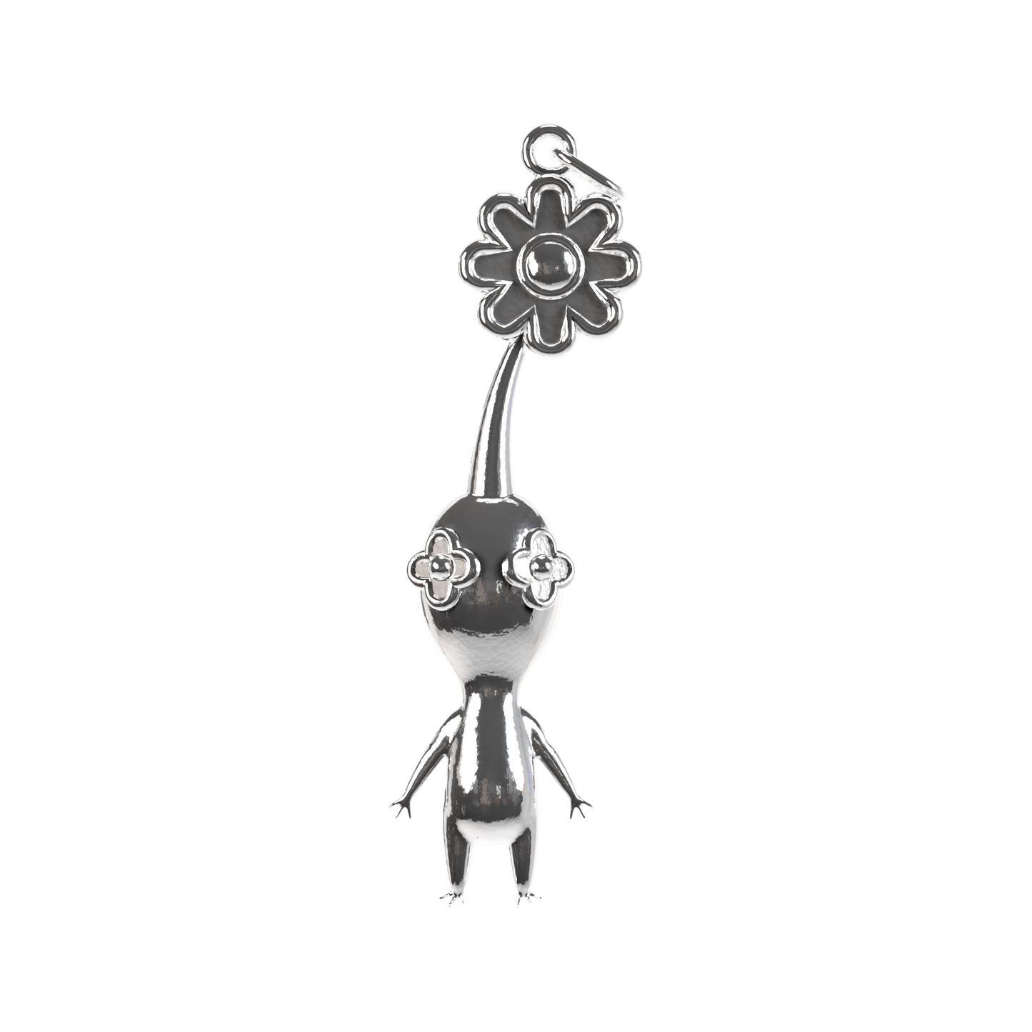 Pikmin Pendant - Silver