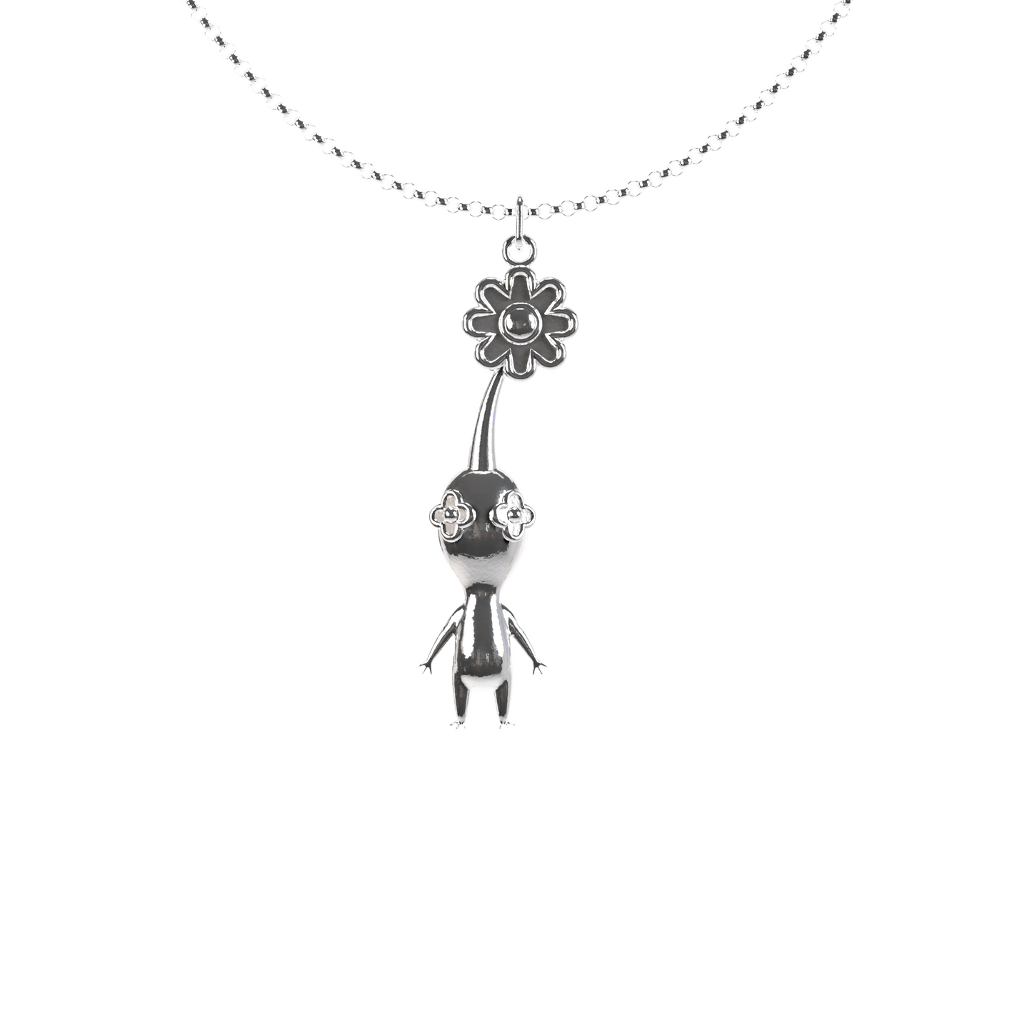 Pikmin Pendant - Silver