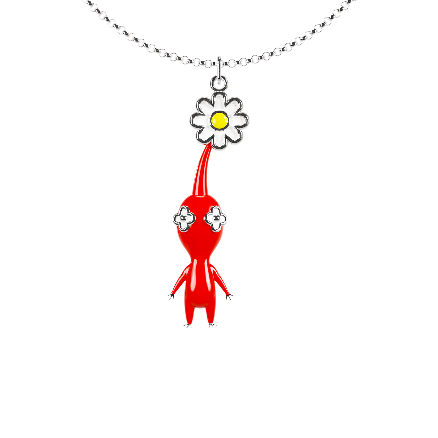 Pikmin Enamel Pendant - Red