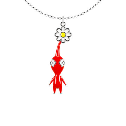 Pikmin Enamel Pendant - Red