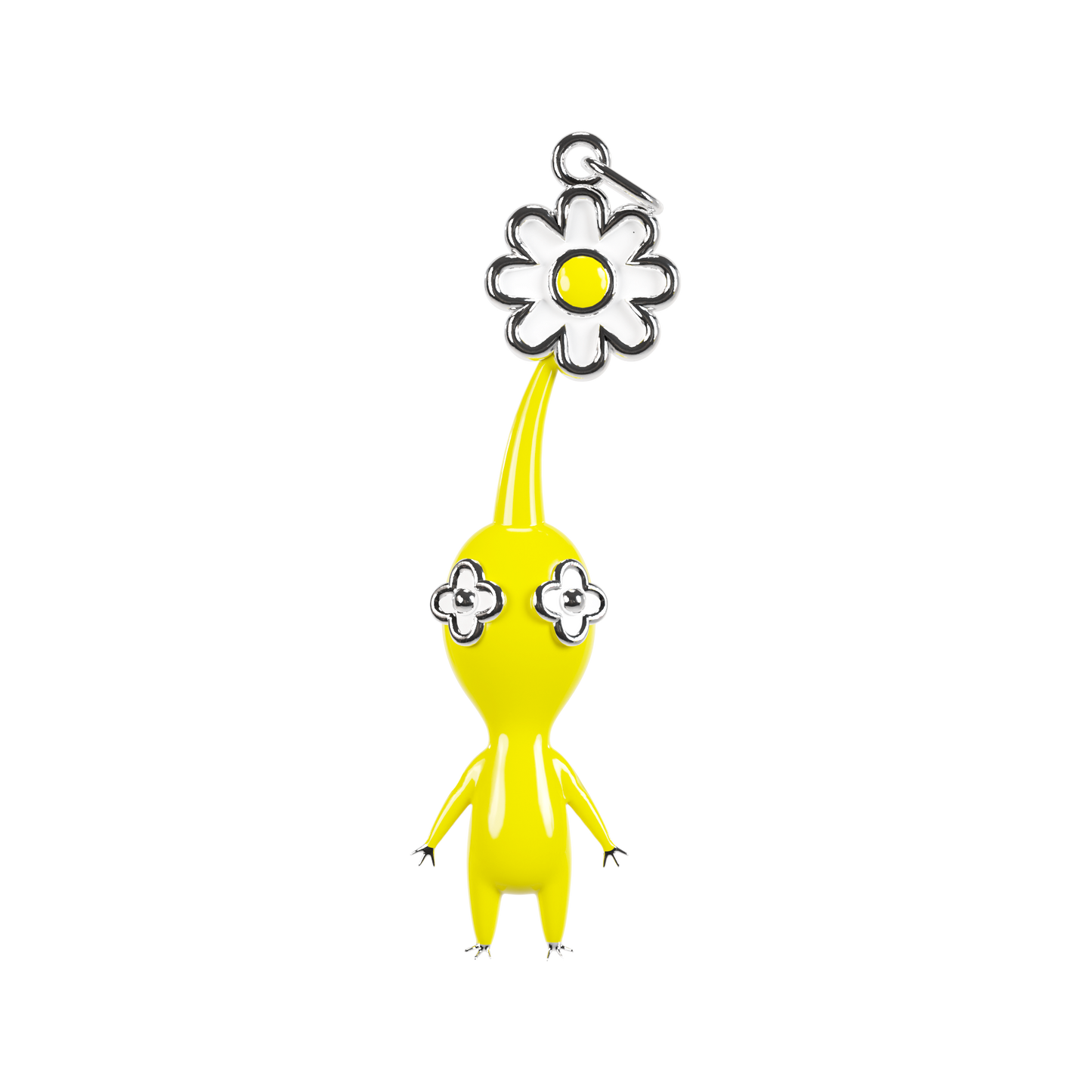 Pikmin Enamel Pendant - Yellow