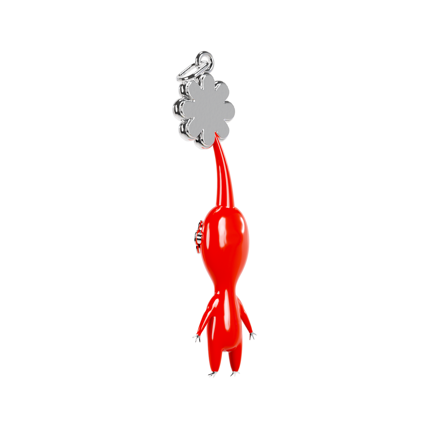 Pikmin Enamel Pendant - Red