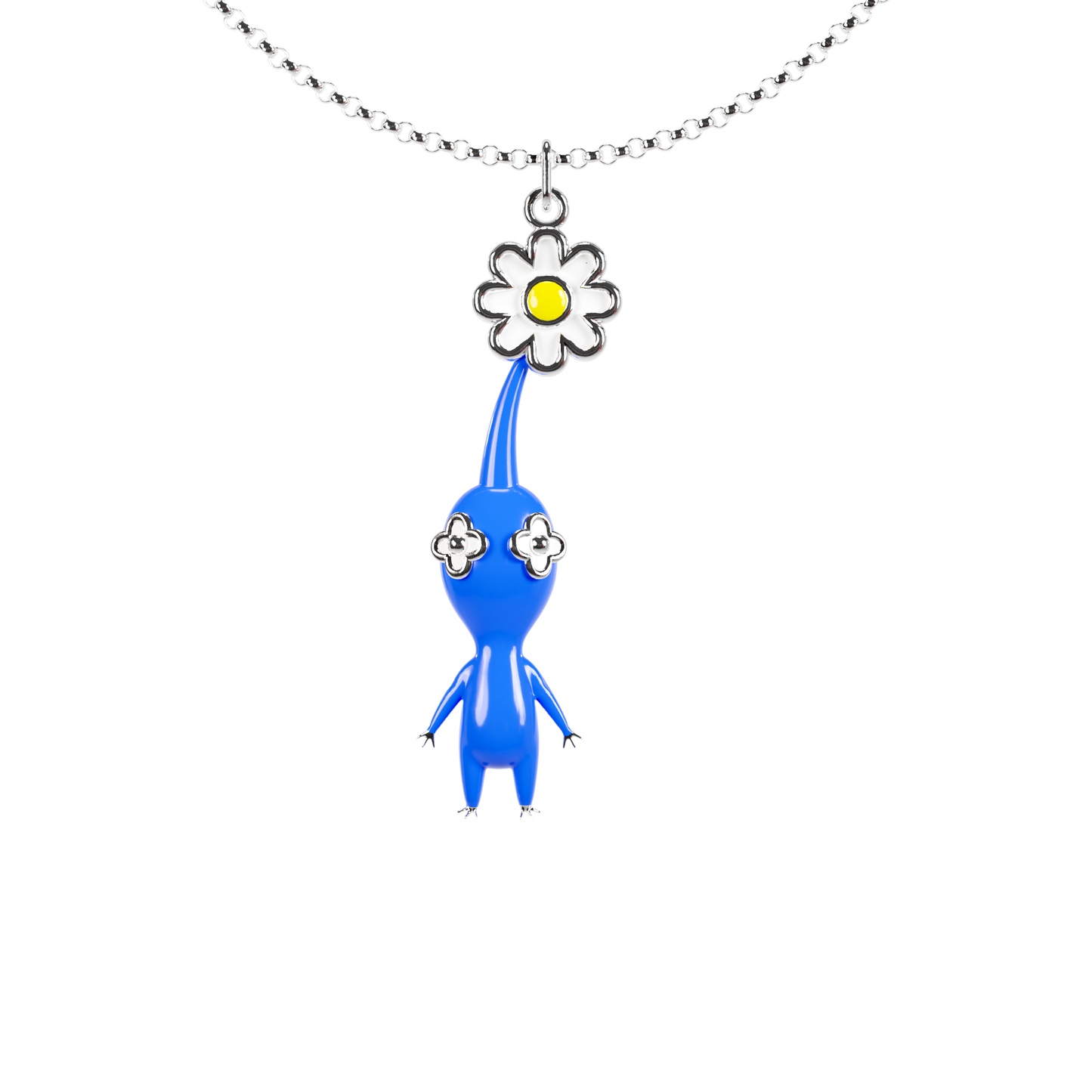 Pikmin Enamel Pendant - Blue