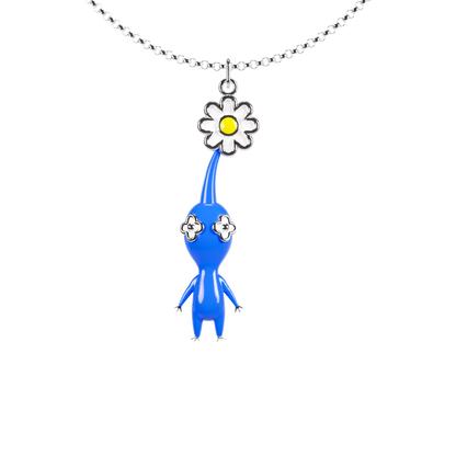 Pikmin Enamel Pendant - Blue