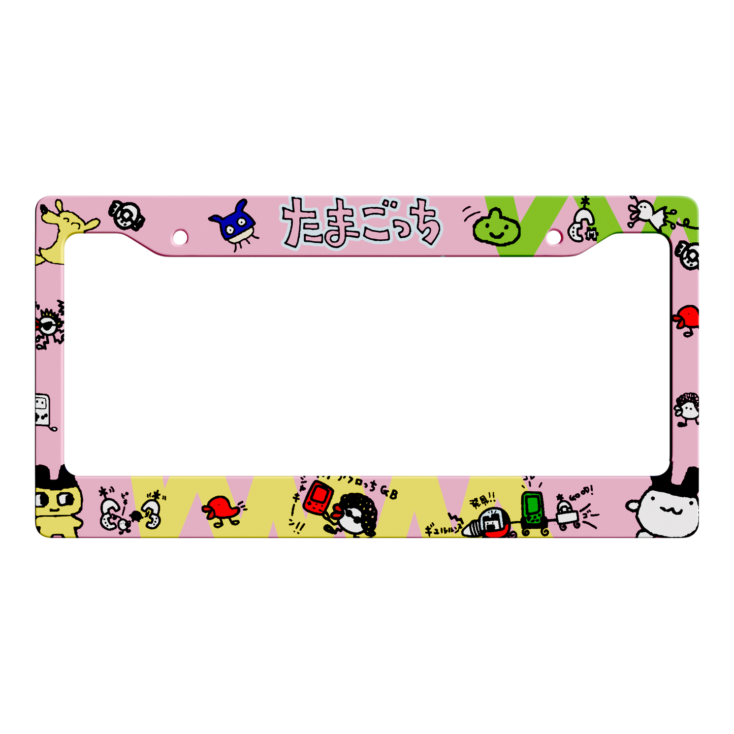 TAMAGOTCHI LICENSE PLATE COVER