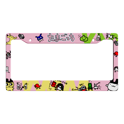 TAMAGOTCHI LICENSE PLATE COVER