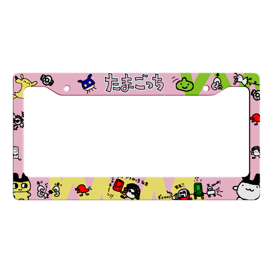 TAMAGOTCHI LICENSE PLATE COVER