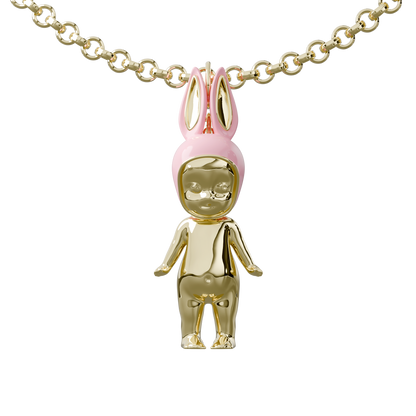 BUNNY ANGEL - GOLD PLATED!