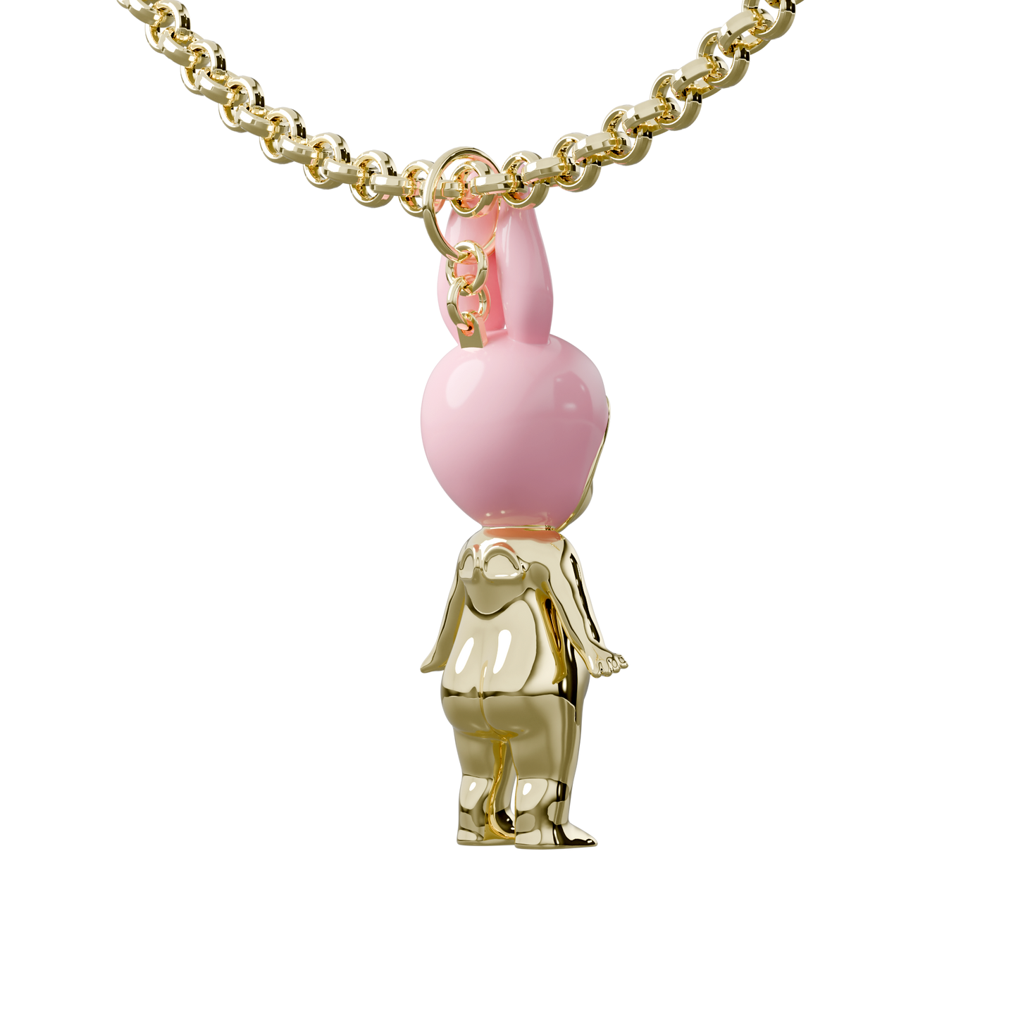 BUNNY ANGEL - GOLD PLATED!