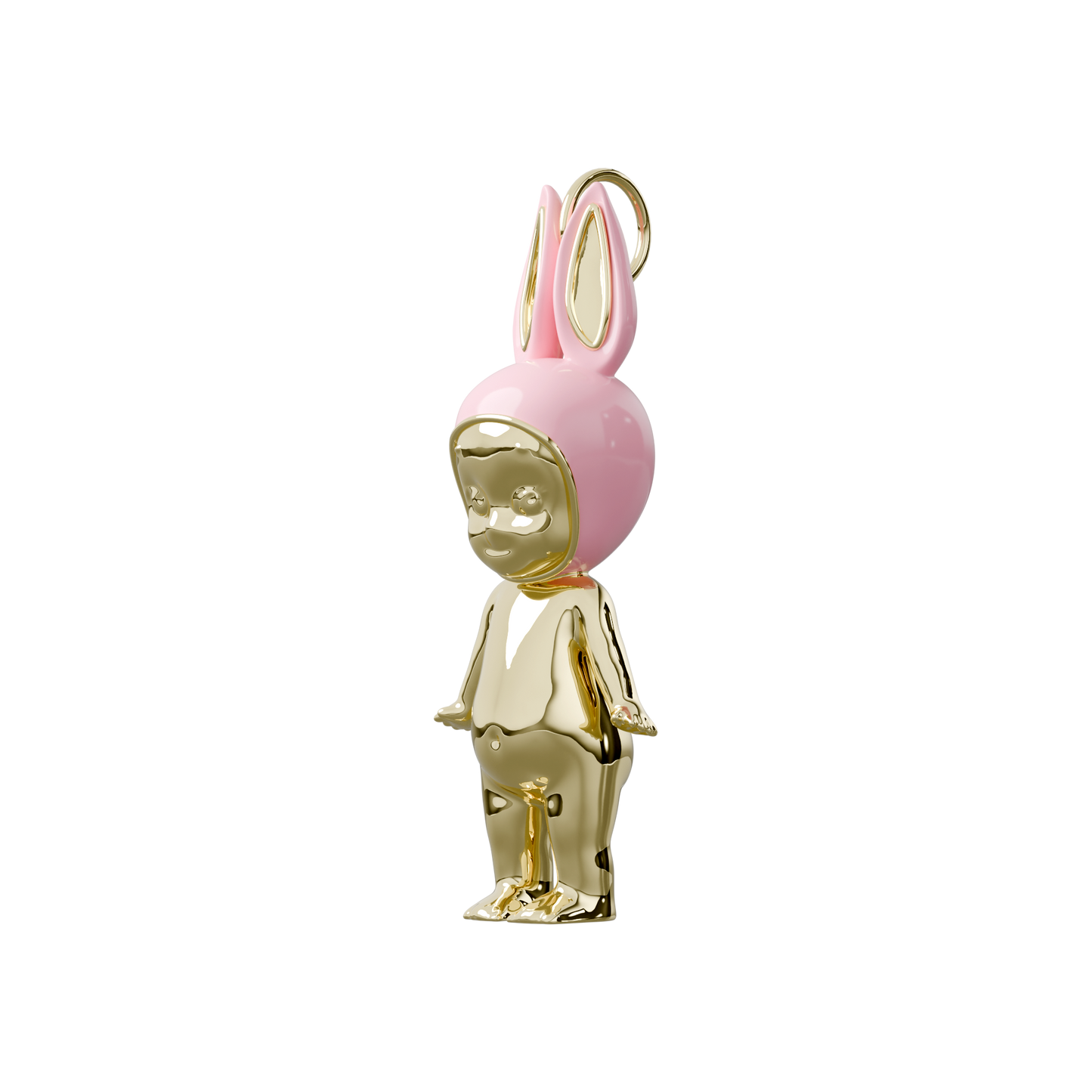 BUNNY ANGEL - GOLD PLATED!