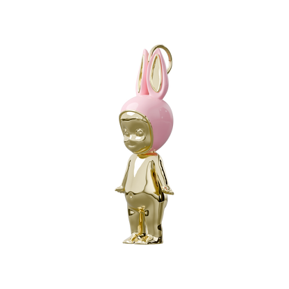 BUNNY ANGEL - GOLD PLATED!